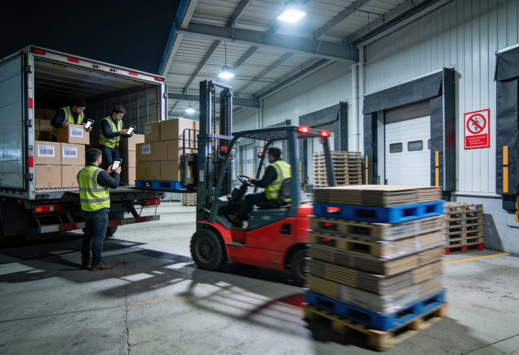 warehouse bottlenecks at goods-in
